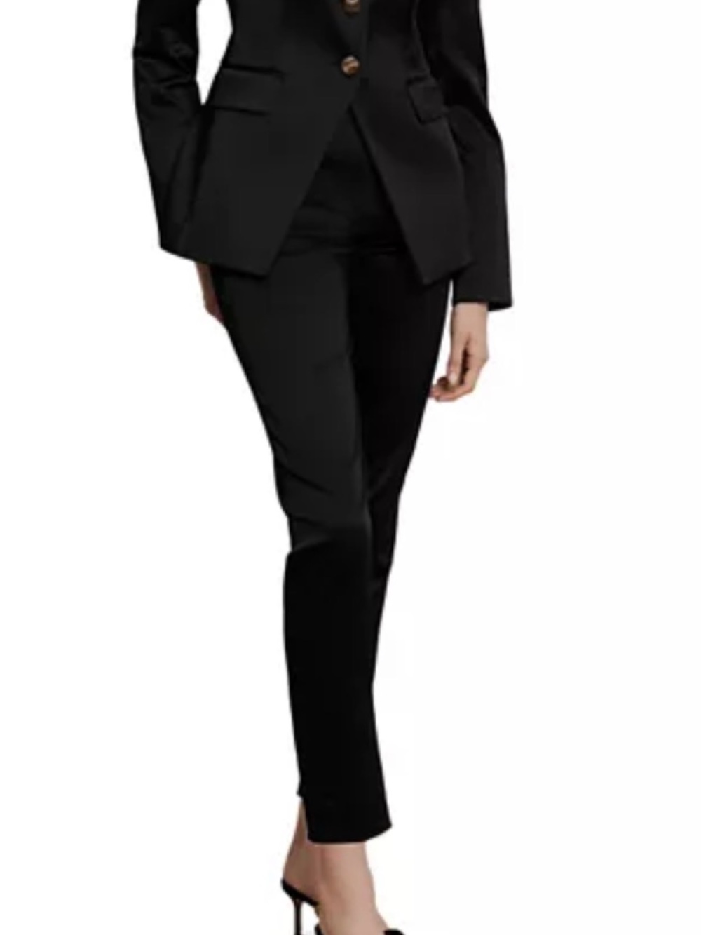 Veronica Beard Stila Black Cropped Pants NWT
